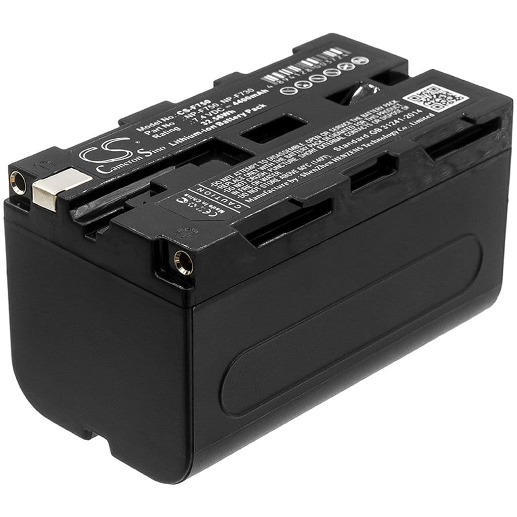 Batteri till NP-F750 ersättningsbatteri