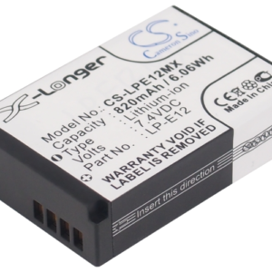 Batteri till LP-E12 ersättningsbatteri