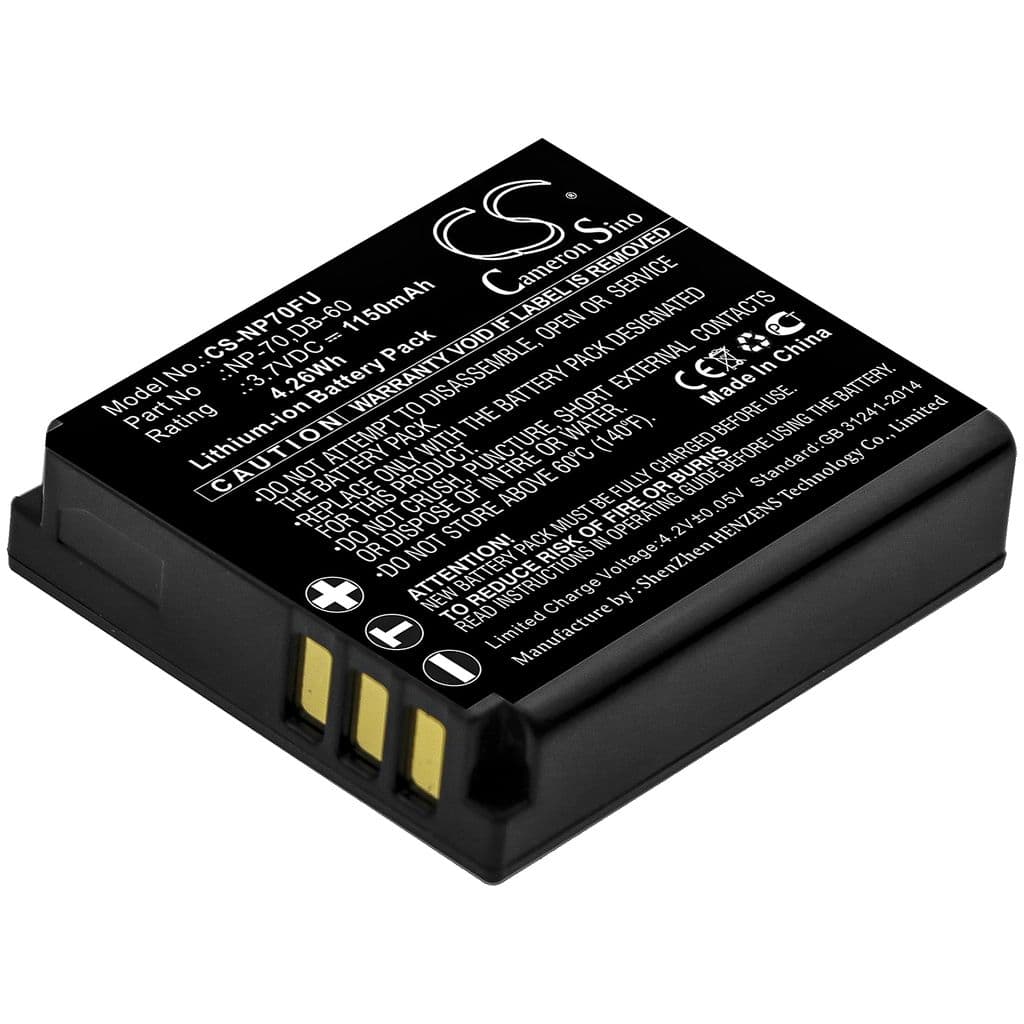 Batteri till CGA-S005 ersättningsbatteri