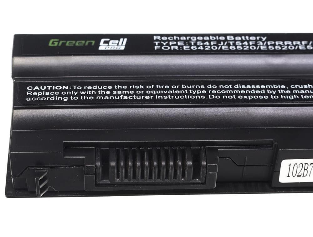 Green Cell Batteri till Dell Latitude E5520 E6420 E6520 E653 etc., 11.1V 5200mAh