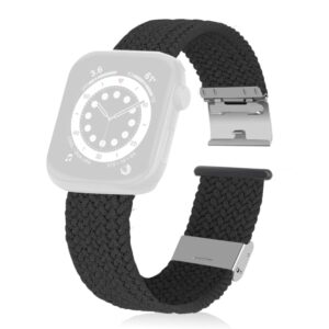 Apple Watch 42/44/46/49mm Klockarmband Flätad - Svart