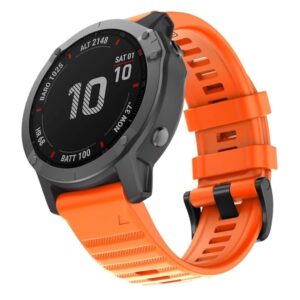 Garmin Fenix 7/7 Pro/Quatix 7/7Pro Klockarmband i Silikon - Orange