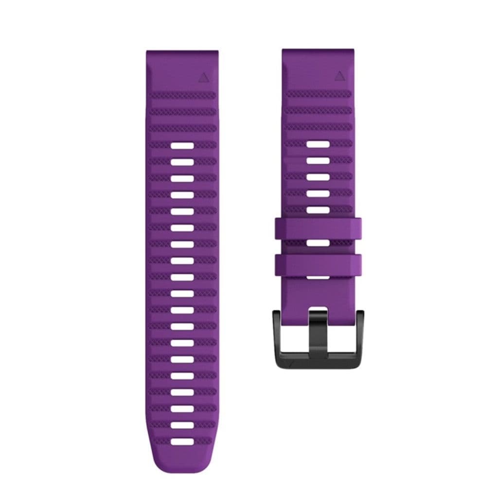 Garmin Fenix 7/7 Pro/Quatix 7/7Pro Klockarmband i Silikon - Lila