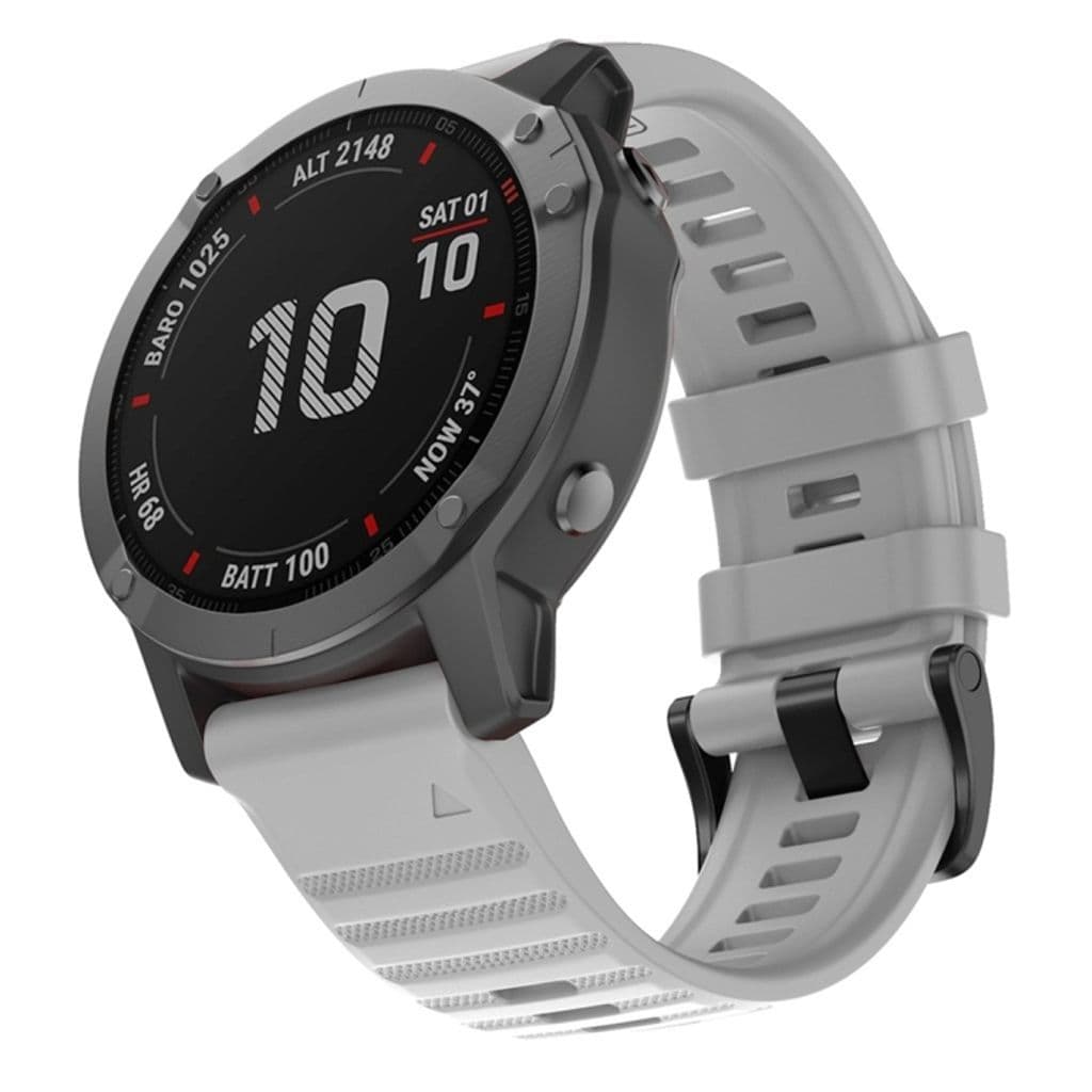 Garmin Fenix 7X Klockarmband i Silikon - Grå