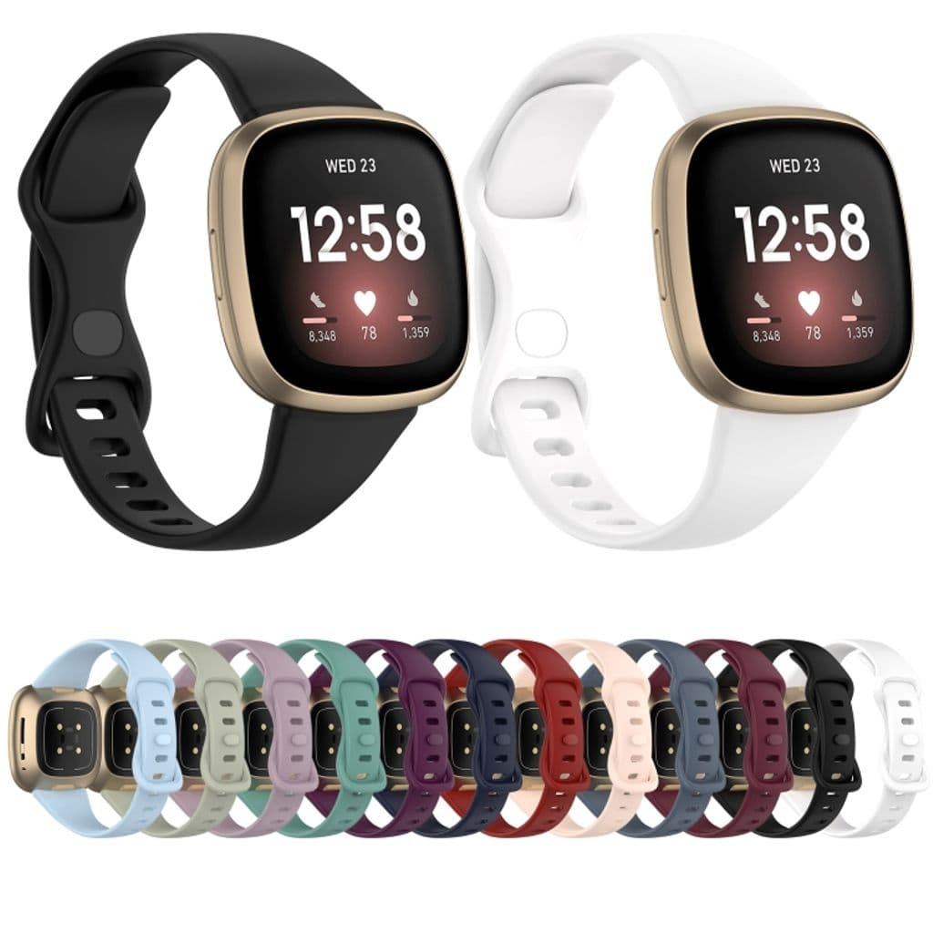 Bekvämt Fitbit Versa 4/ 3 band - Lila
