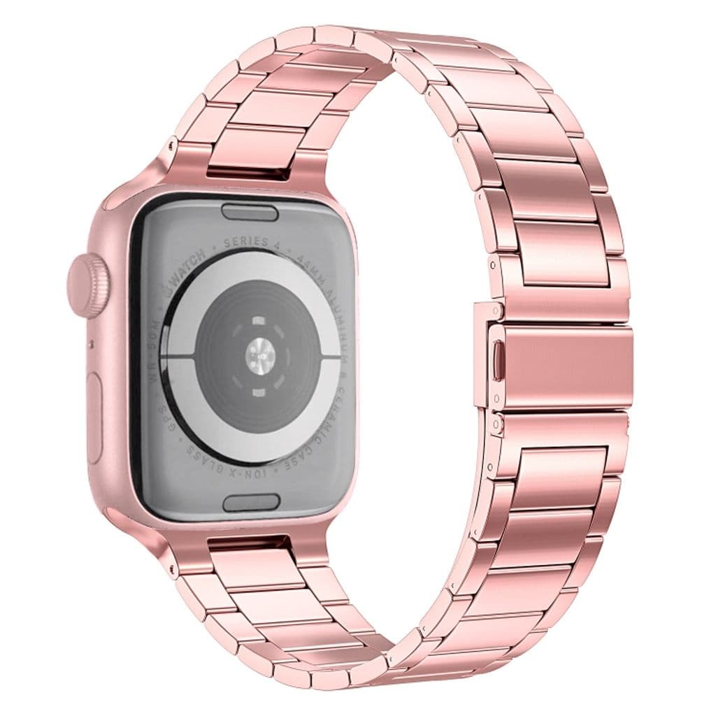 Apple Watch 38/40/41/42mm Rostfritt Stål Klockarmband - Rosa