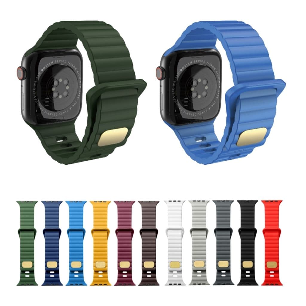 Apple Watch 42/44/46/49mm Klockarmband Silikon - Blå