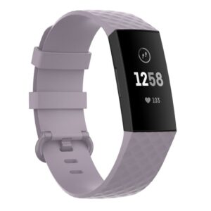 Vattentätt Fitbit Charge 4 etc. band - Ljuslila