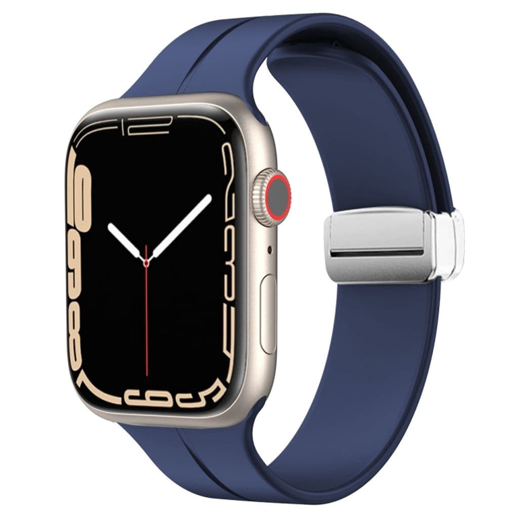 Apple Watch 38/40/41/42mm Silikon Klockarmband - Blå