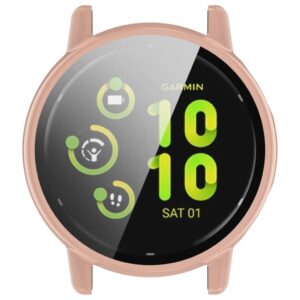 Garmin Vivoactive 5 Skal med Skärmskydd i PC/Härdat glas - Rosa