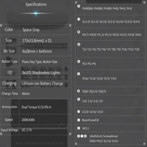Xiaomi WOWSTICK Elektrisk Skruvdragare 69-i-1 för Mobilreparationer