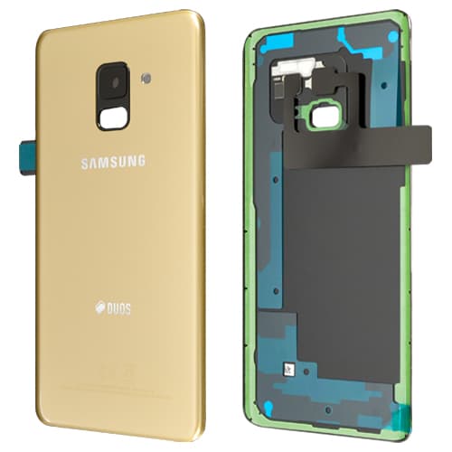 Samsung Galaxy A8 Duos 2018 baksida - Original - Guld