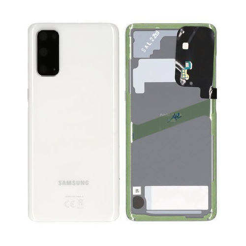 Samsung Galaxy S20 Baksida - Vit
