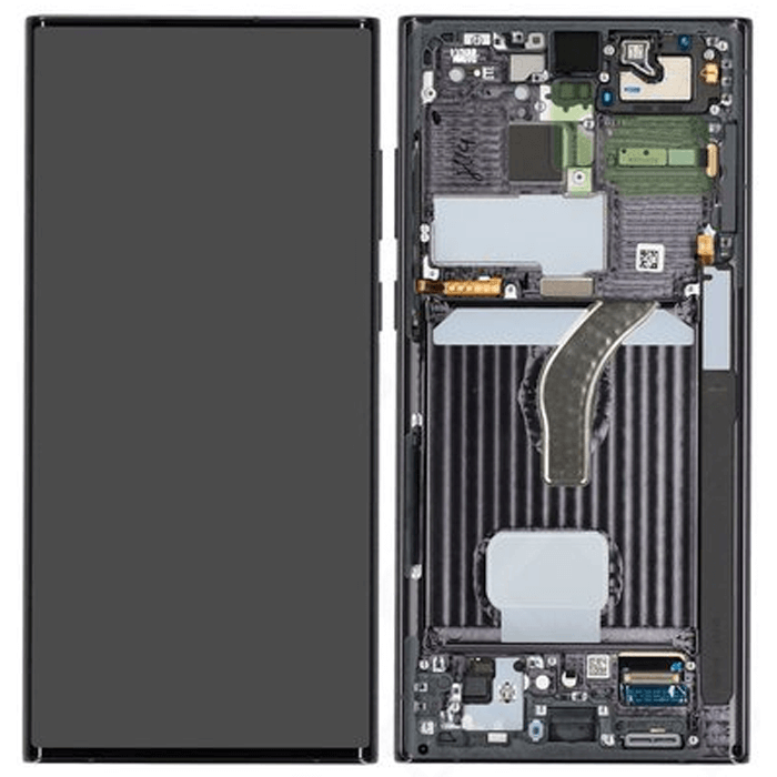 Samsung Galaxy S22 Ultra LCD-skärm - Phantom Black