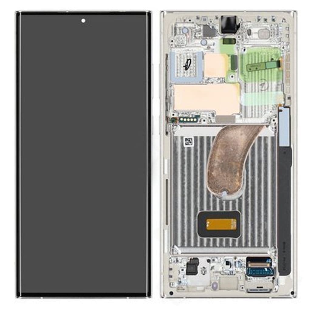 Samsung Galaxy S23 Ultra LCD-skärm - Cream