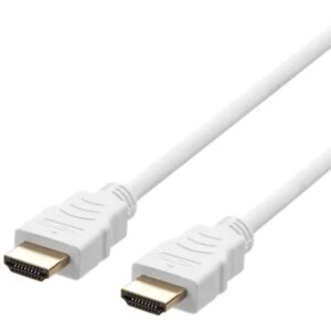 Deltaco Ultra High Speed HDMI till HDMI, 3m - Vit