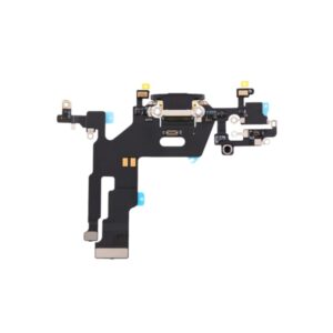iPhone 11 Laddkontakt med Flex - Svart