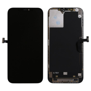 iPhone 12 Pro Max Glas med Original LCD-Skärm - Svart