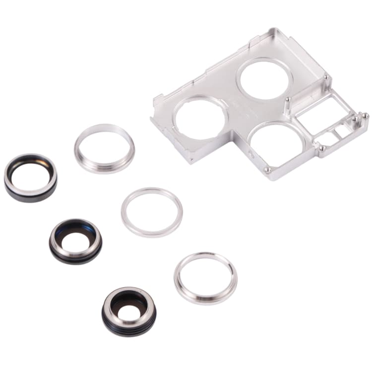 iPhone 13 Pro Max Kameralins + Bracket - Silver