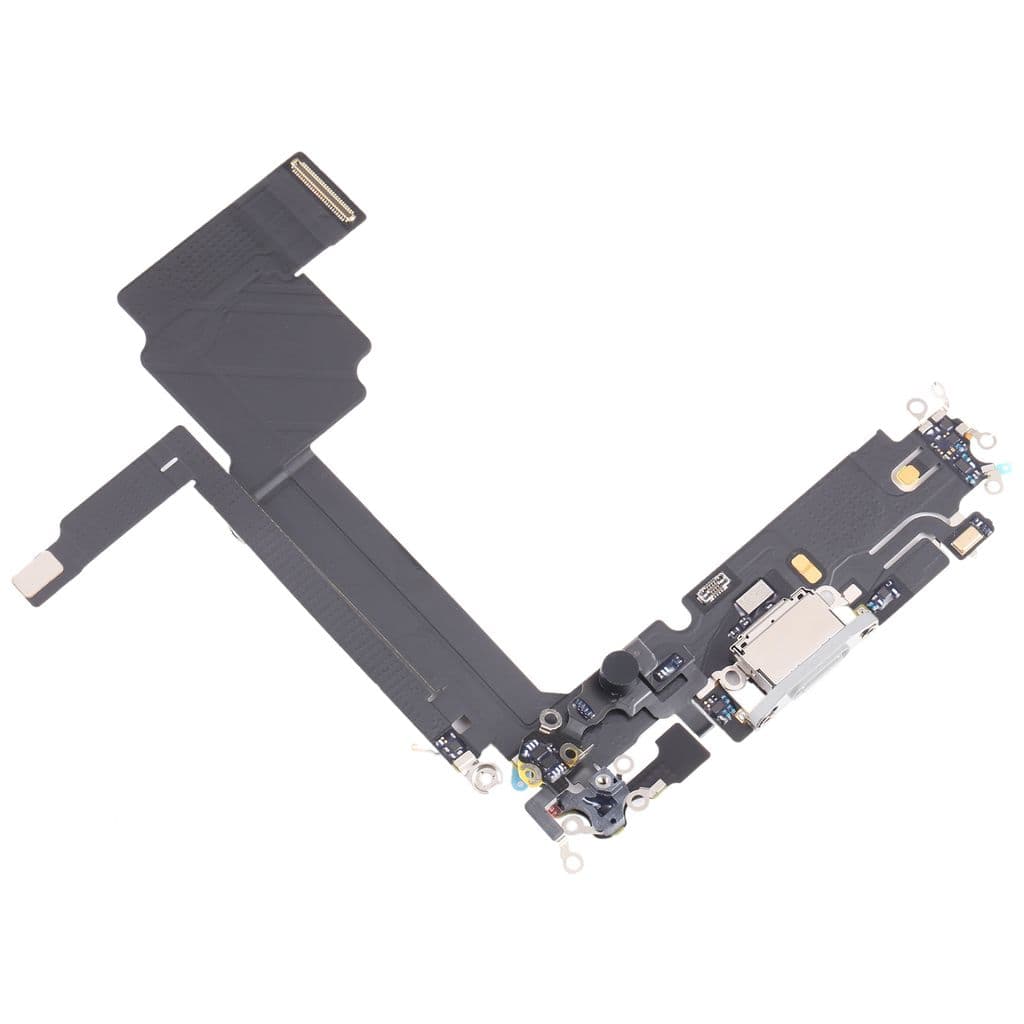 iPhone 15 Pro Max Original Laddningsport Flexkabel - Vit
