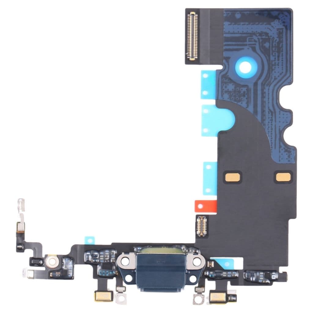iPhone SE 2022 3:e generationens laddningsport Flexkabel (blå)