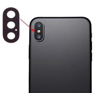 iPhone X Kameralins - Svart
