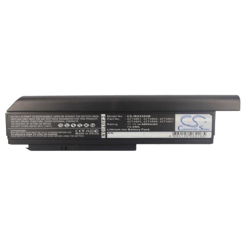 Batteri till Lenovo ThinkPad X220 X230 etc., 11.1V 6600mAh