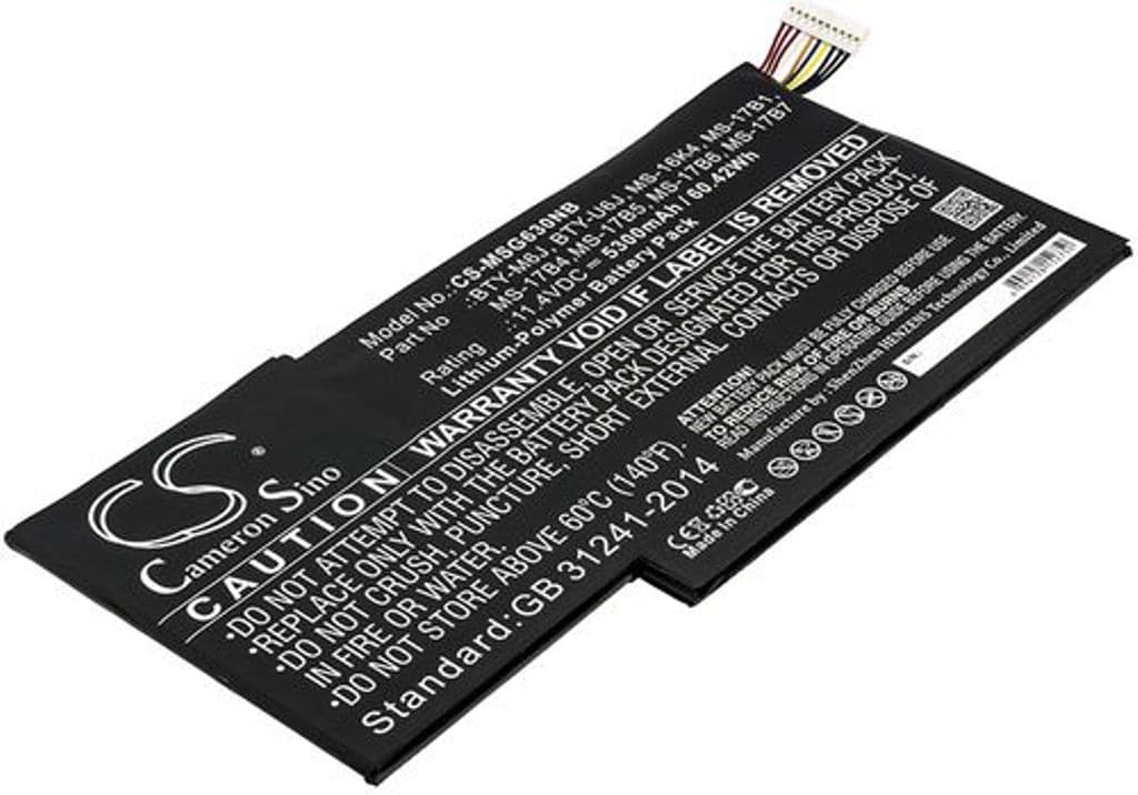 Batteri till Msi GS63 7RE Stealth Pro mfl