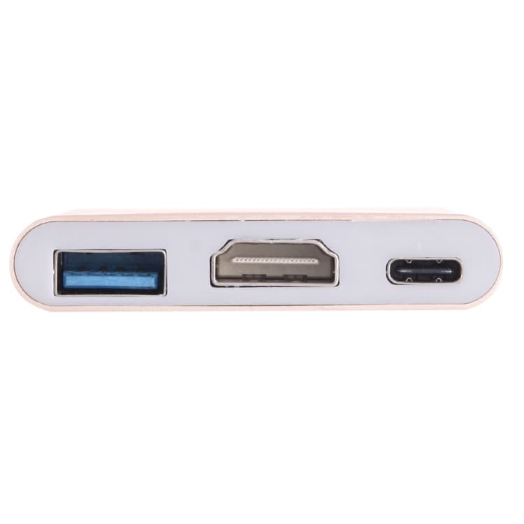 Adapter USB-C till HDMI - USB-A - USB-C - Guld