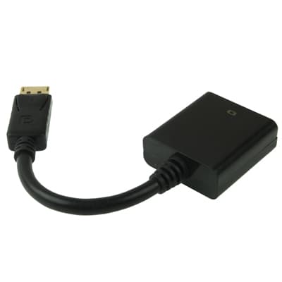 Adapter DisplayPort till HDMI 20 cm - Svart