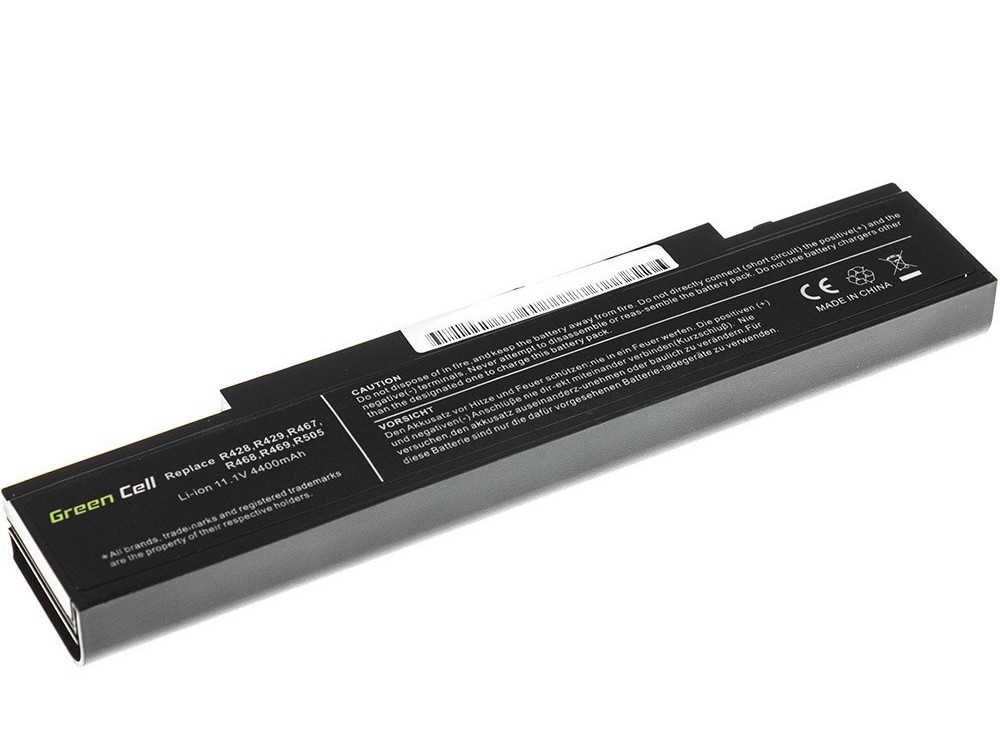 Green Cell-batteri för Samsung R519, R522 etc. 4400mAh, 11.1V