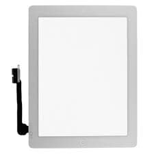 iPad 4 Glas & Digitizer med delar - Vit