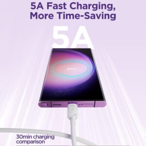 SiGN USB-C till USB-C Kabel 100W, 0,25m - Vit