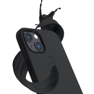 SiGN Liquid Silicone skal till iPhone 14 Plus - Svart