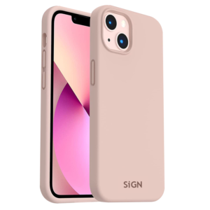 SiGN Liquid Silicone skal till iPhone 14 Plus - Rosa