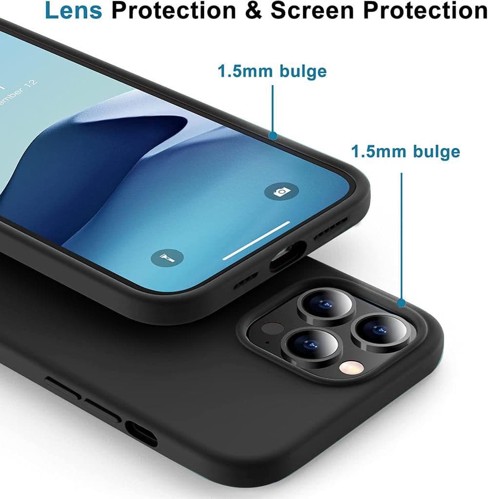 SiGN Liquid Silicone skal till iPhone 14 Pro Max - Svart