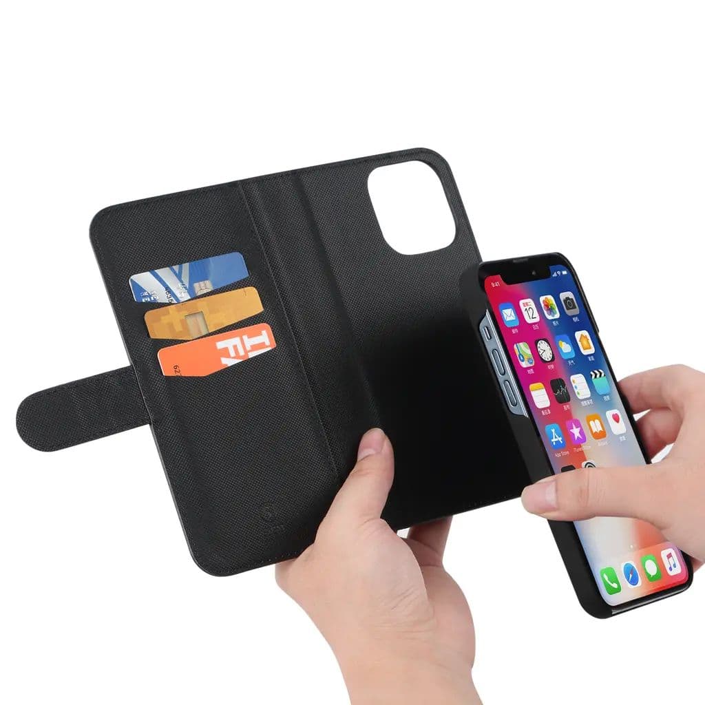 SiGN Plånboksfodral 2-i-1 för iPhone 15 Plus - Svart