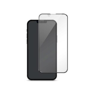 SiGN Heltäckande Skärmskydd i Härdat Glas för iPhone 14 Pro Max + Monteringsram