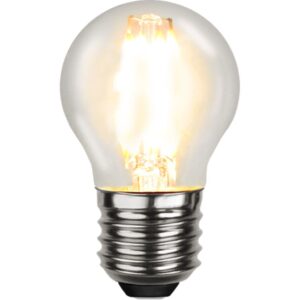 LED-lampa E27 G45 klar 4W 2700K 470 lumen