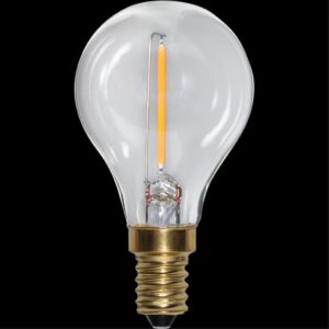 LED-lampa E14 P45 mjuk glöd 0.8W 2100K 70 lumen