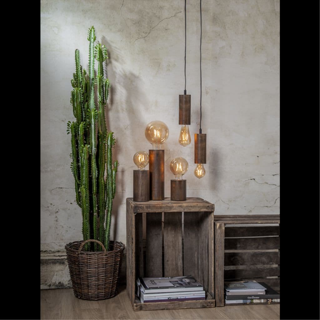 LED-lampa E27 G125 amberfärgat glas 0.75W 2000K 80 lumen