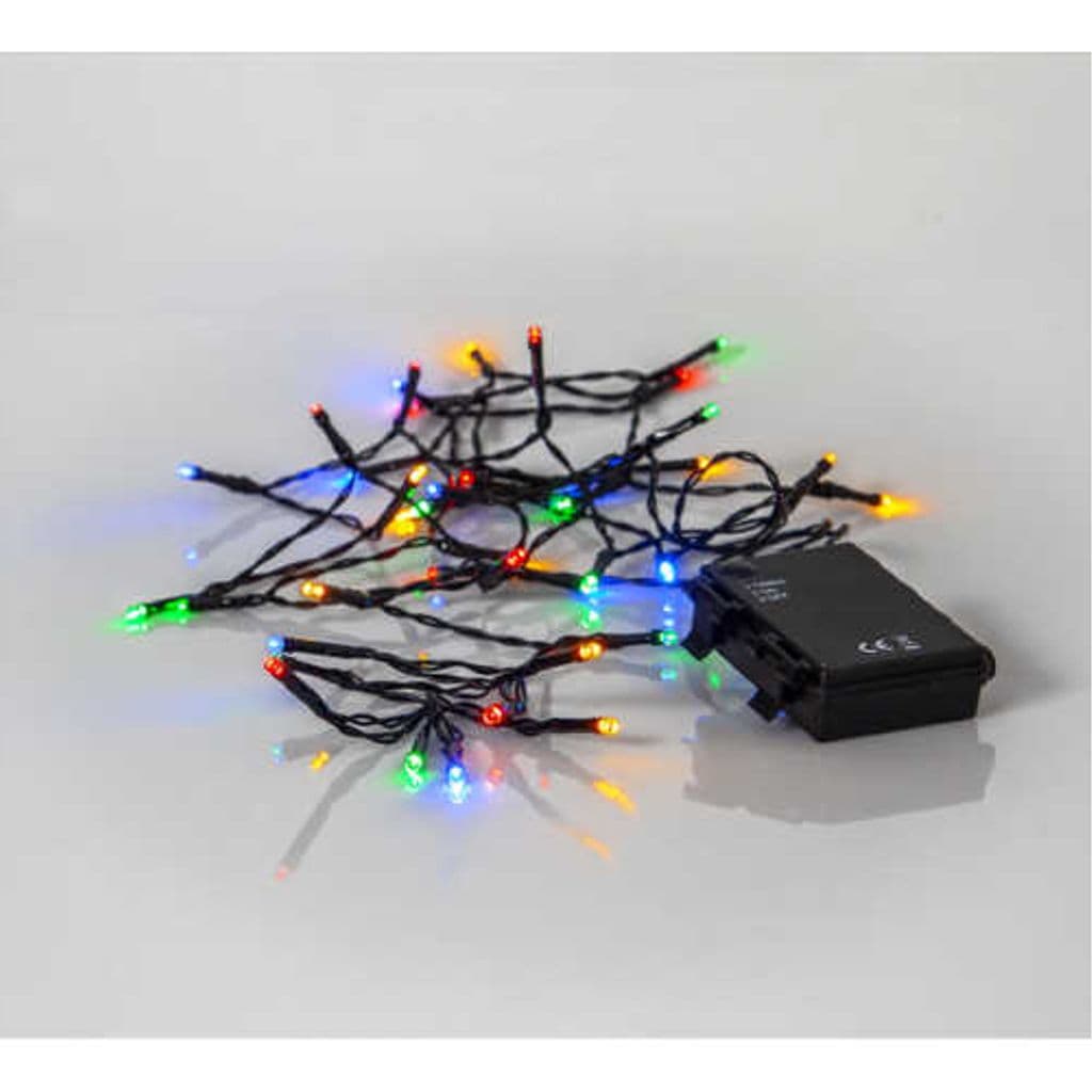 LED Ljusslinga AKKU – 40 LED – 2.8m – Timer – IP44 – Multi
