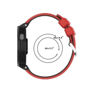 Garmin Forerunner 220 Klockarmband i Silikon - Svart / Grå