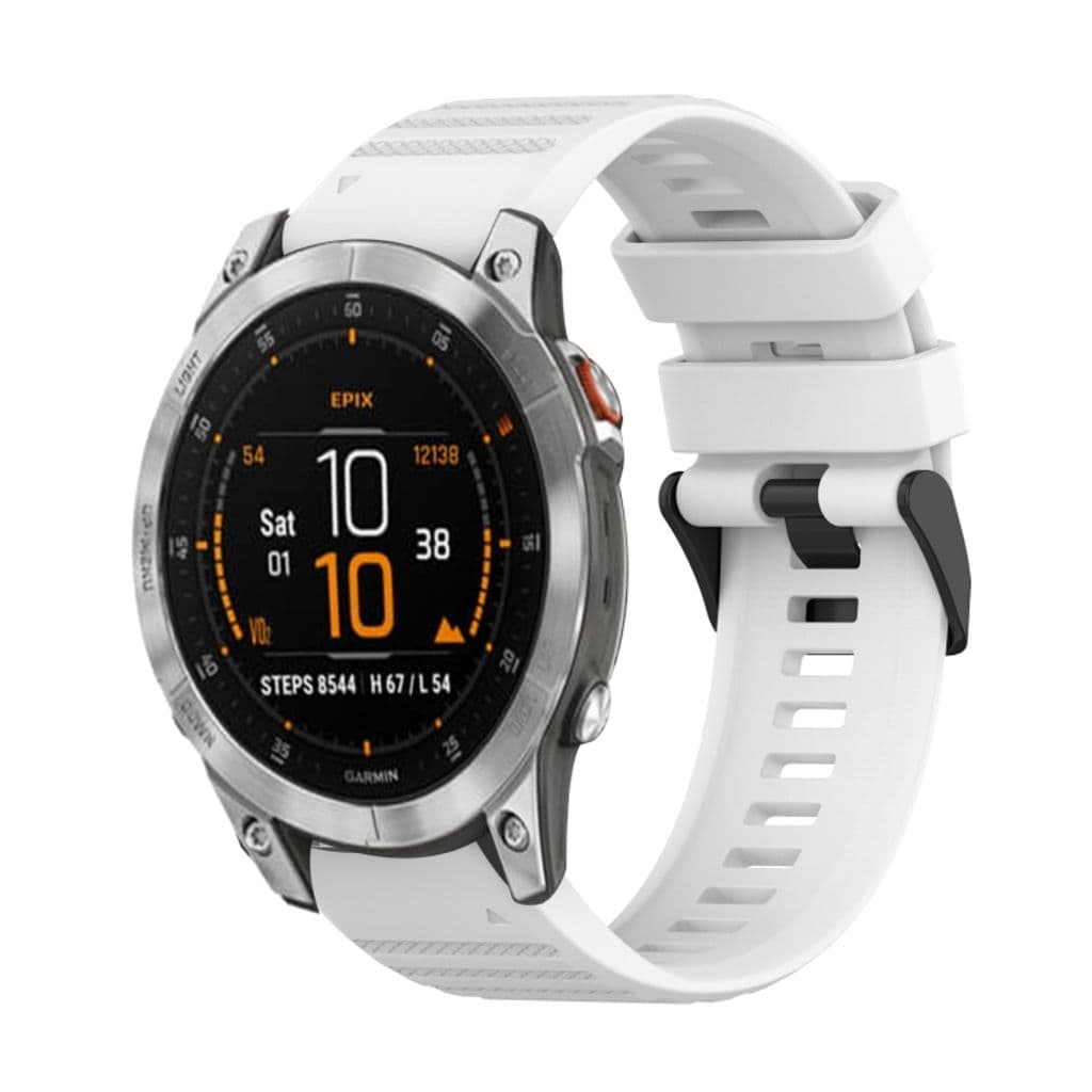 Garmin Epix Gen 2 Klockarmband i Silikon - Vit