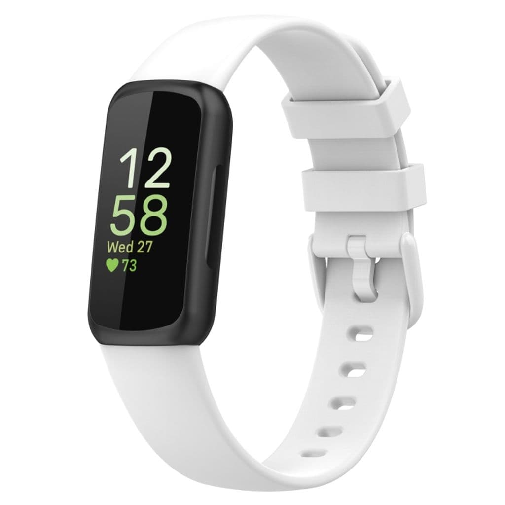 Fitbit Inspire 3 klockarmband i silikon - Vit