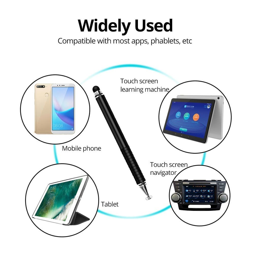 Fonken DRB-01 2-i-1 Stylus Pen för Touchskärmar - Grå