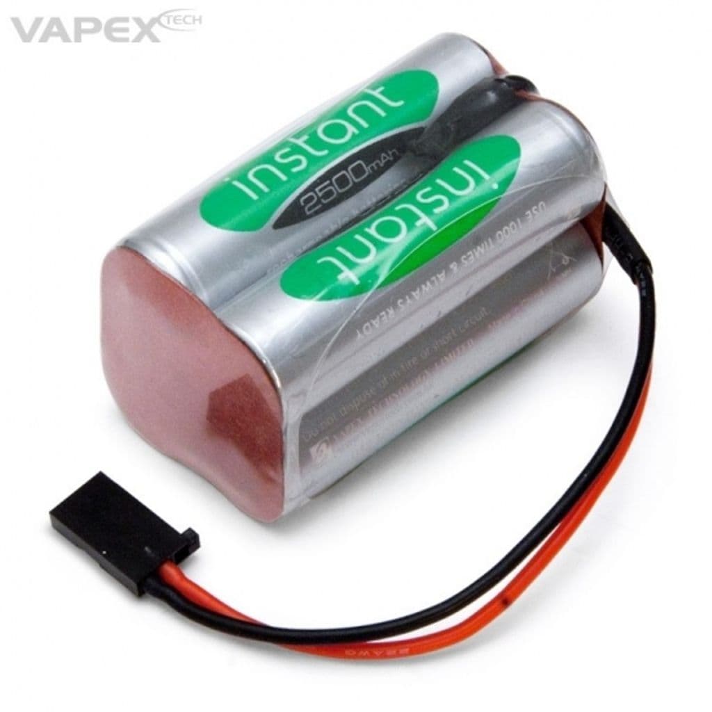 Mottagarack 4.8V 2500mAh NiMH Instant cub