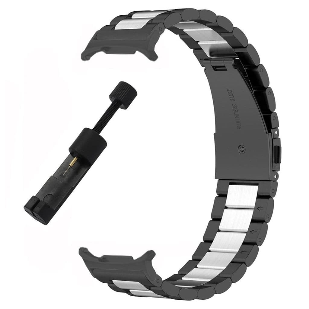 Samsung Galaxy Watch8 Klockarmband Rostfritt Stål – Svart/Silver
