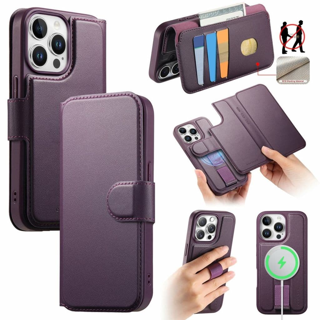 CASENEO iPhone 15 Pro Max Fodral - Lila