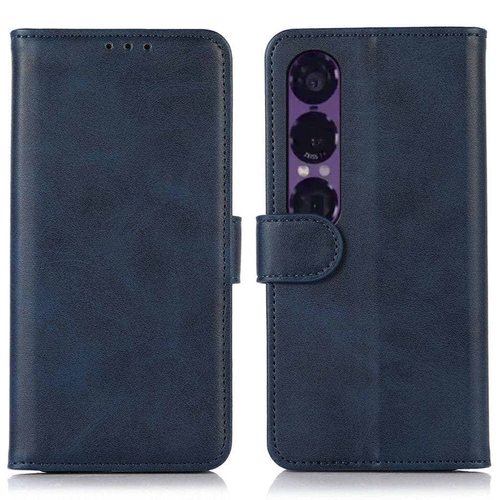 Sony Xperia 1 VII Fodral med Kortfack - Blå